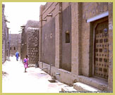 Street scene from Timbuktu UNESCO world heritage site, Mali